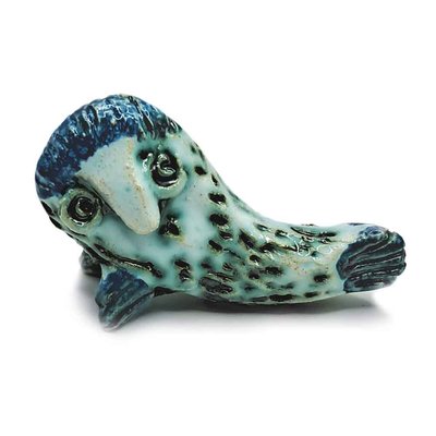 Керамічна фігурка для медитації "Маленька рибка" gf036 фото